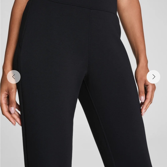 NWT SPANX Black straight Air Essentials pants - Picture 5 of 11